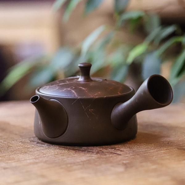 Théière japonaise Kyusu marron 200ml