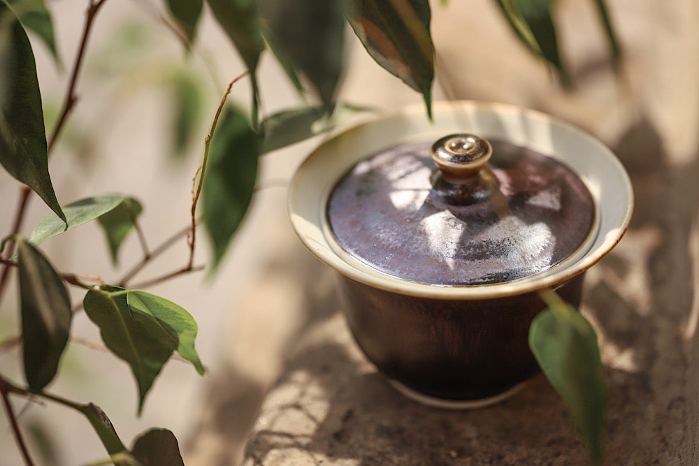 Holzofen-gebrannter Dancak Gaiwan (110 ml)
