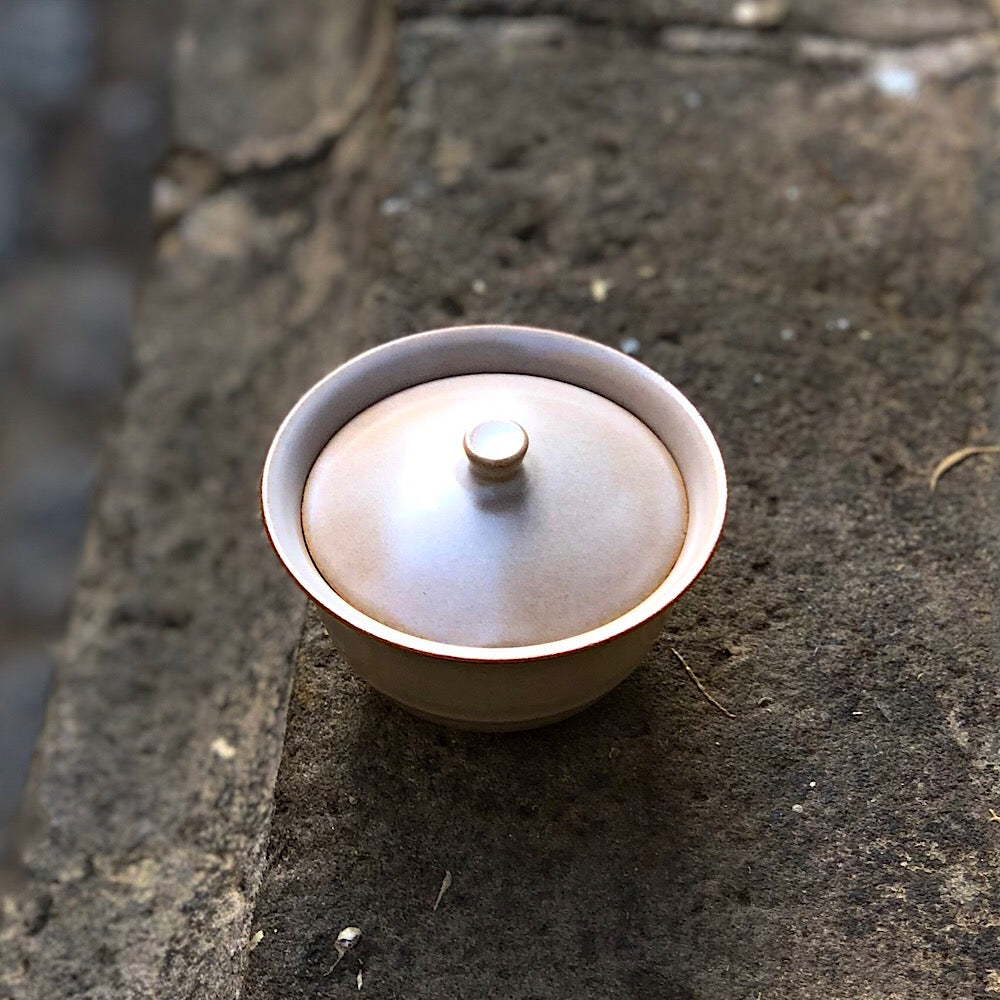 Mini Porzellan Gaiwan Rosa (40 ml)