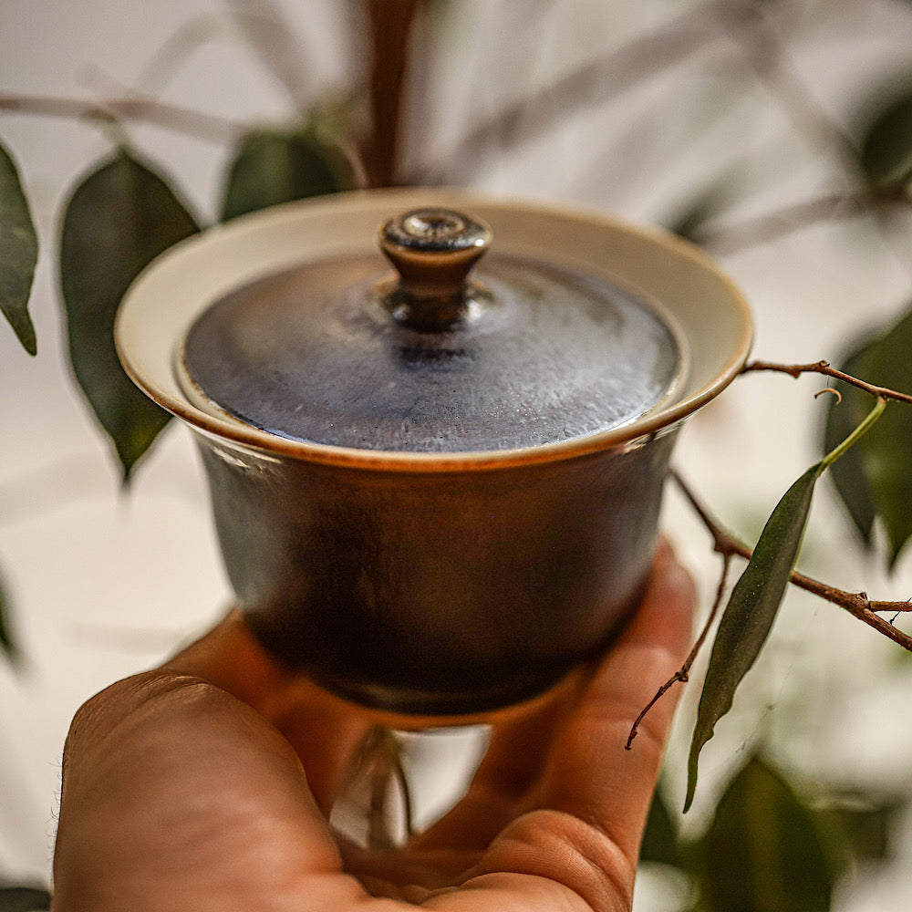 Holzofen-gebrannter Dancak Gaiwan (110 ml)