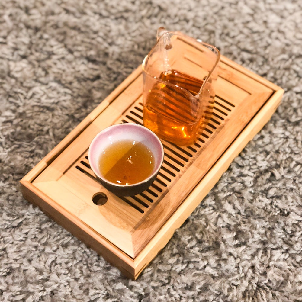 Teetablett Bambus Hell Klein