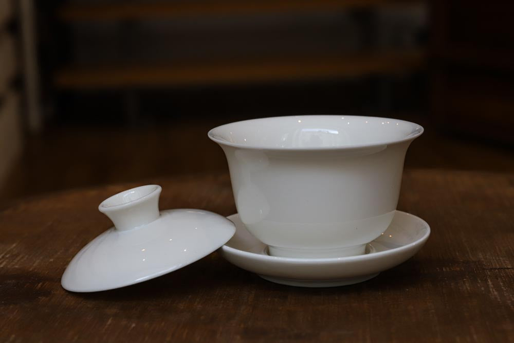 Porzellan Gaiwan Weiß (110 ml)