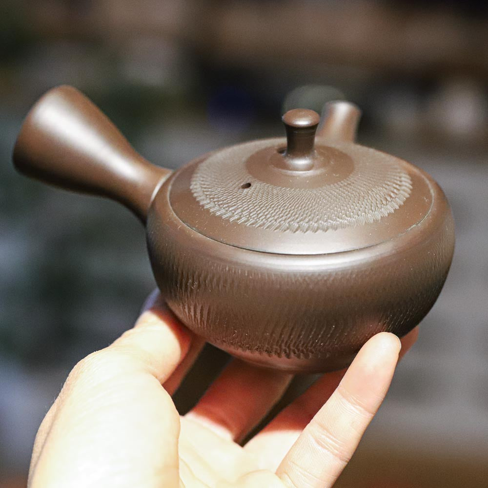 Japanische Kyusu Teekanne Braun (120 ml)