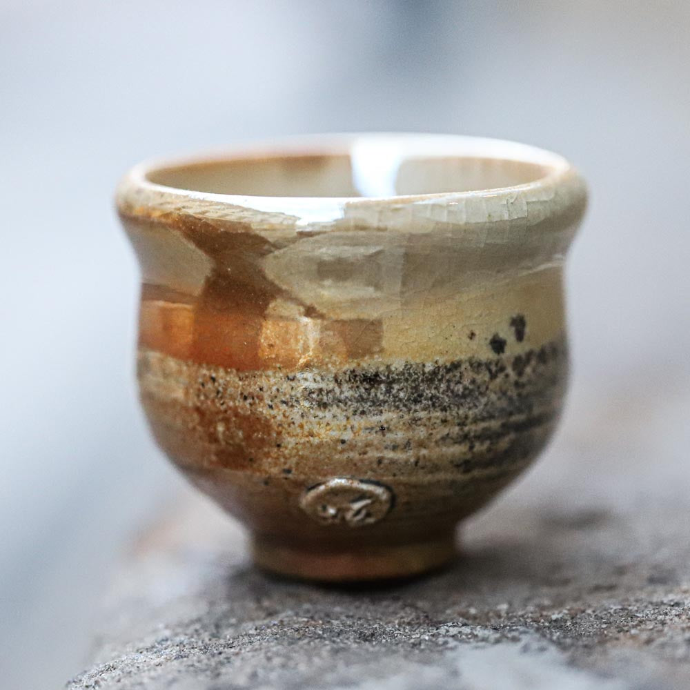 Holzofen-gebrannte Teetasse / Teeschale aus Taiwan (30 ml)
