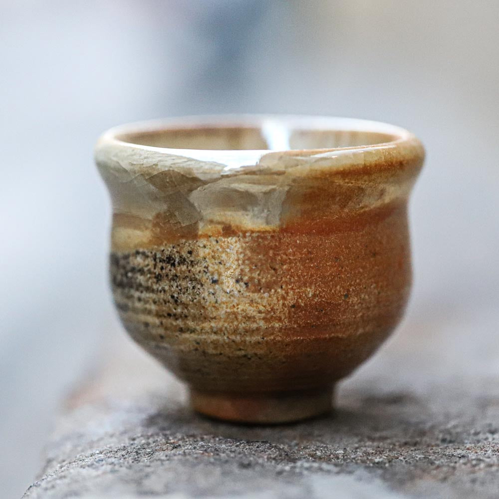 Holzofen-gebrannte Teetasse / Teeschale aus Taiwan (30 ml)