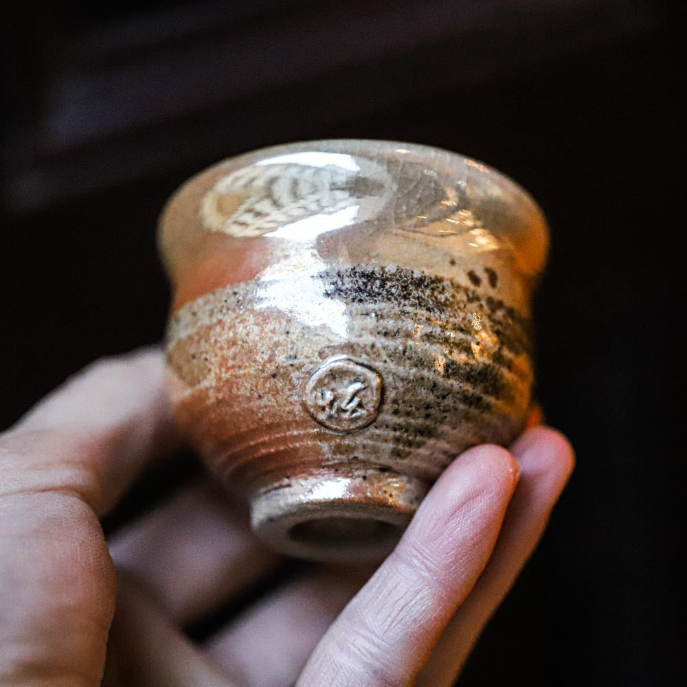 Holzofen-gebrannte Teetasse / Teeschale aus Taiwan (30 ml)