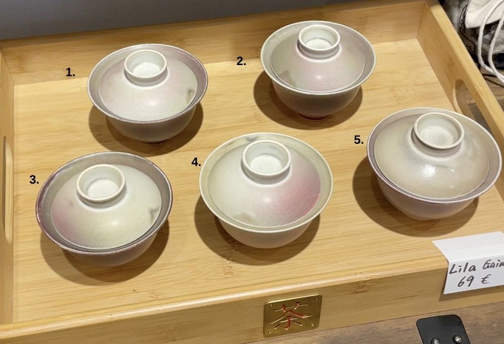 Porzellan Gaiwan Lila (90 ml)