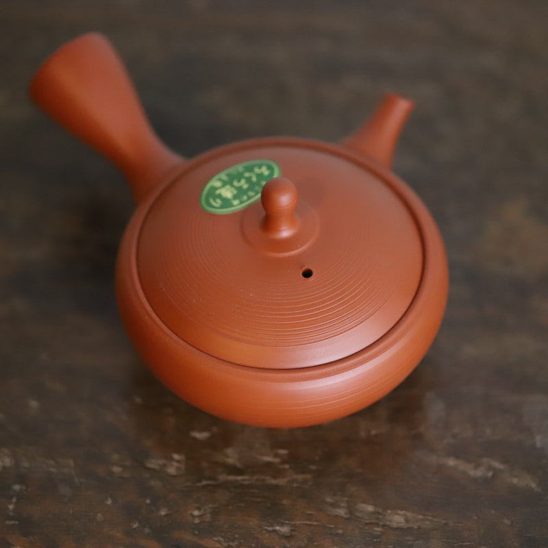 Japanische Kyusu Teekanne Rot (120 ml)