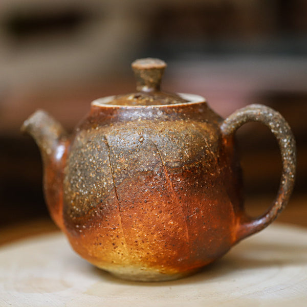 Théière Gongfu cuite au four à bois par Ales Dancak (180 ml)