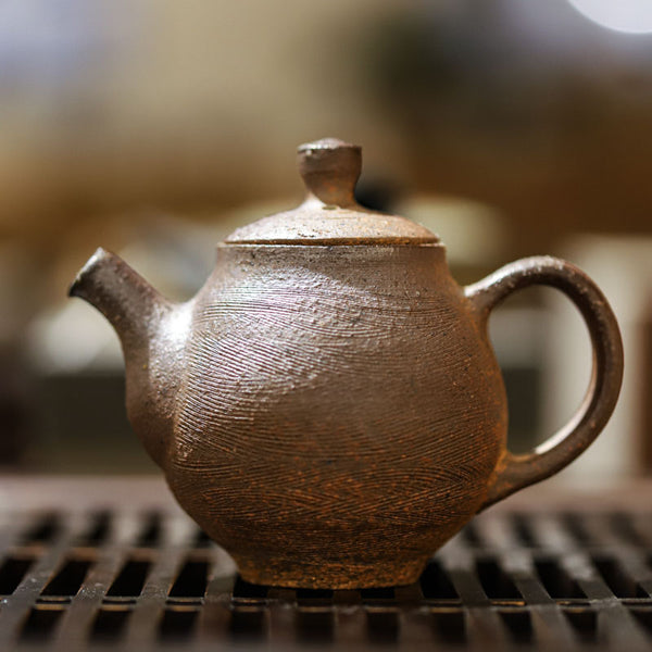 Théière Gongfu cuite au four à bois par Ales Dancak (150 ml)